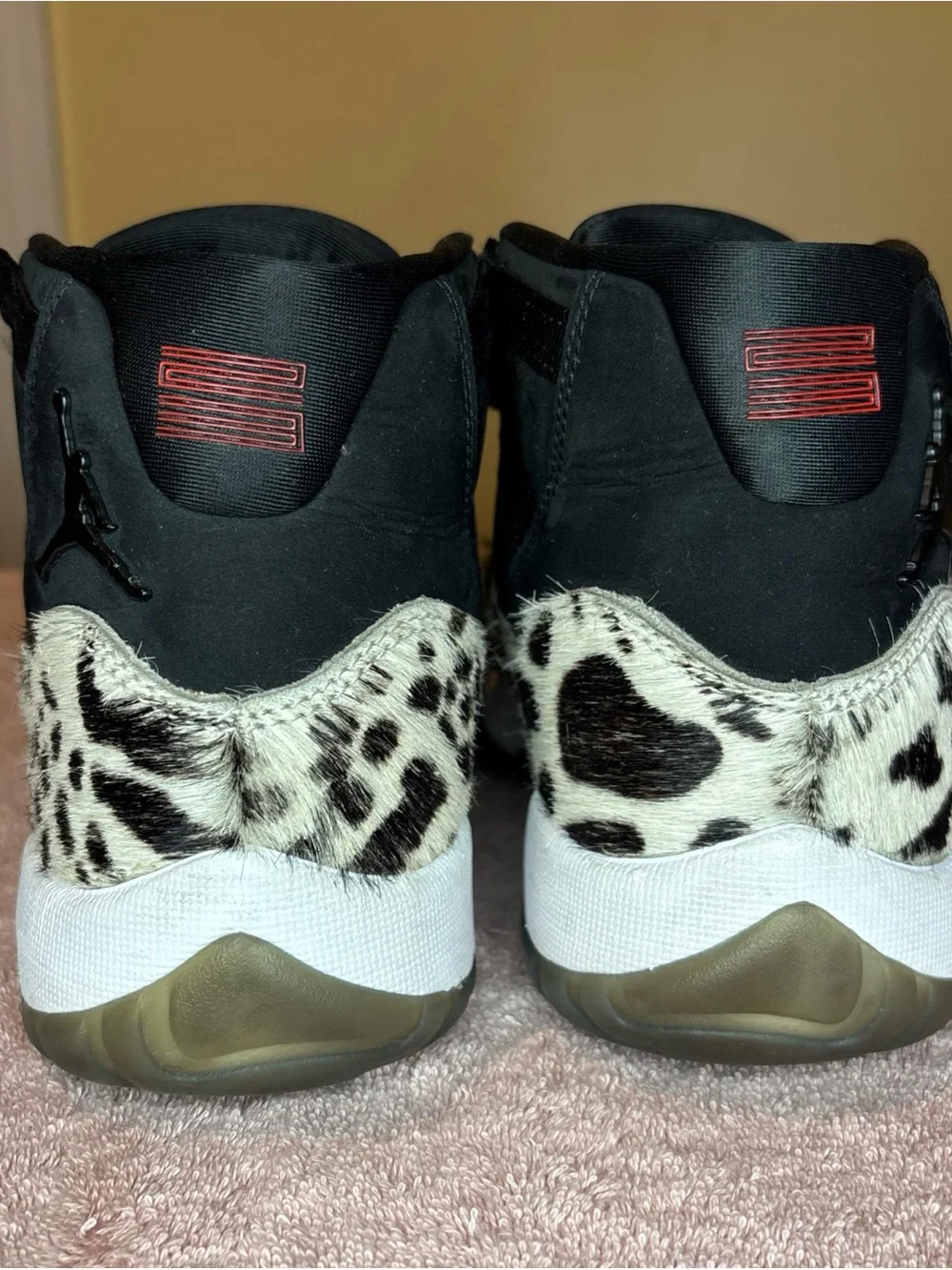 Air Jordan 11 Animal Instinct Zebra Leopard Print Women’s Size 7.5 Sneakers